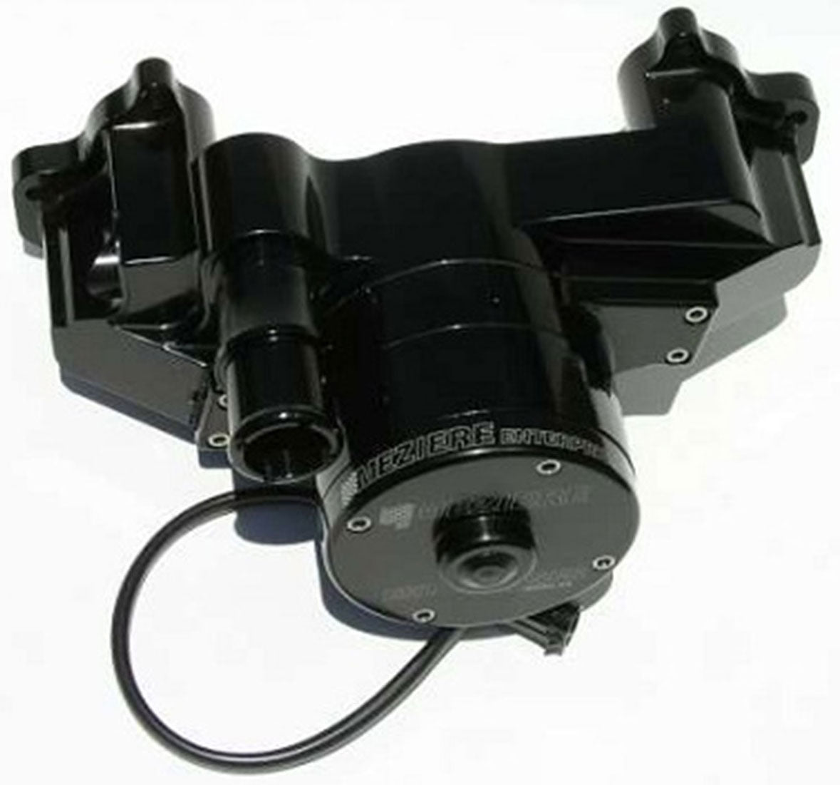 GM LS1 thru LS8 Electric Water Pump, Black Finish 42GPM, Heavy Duty Motor