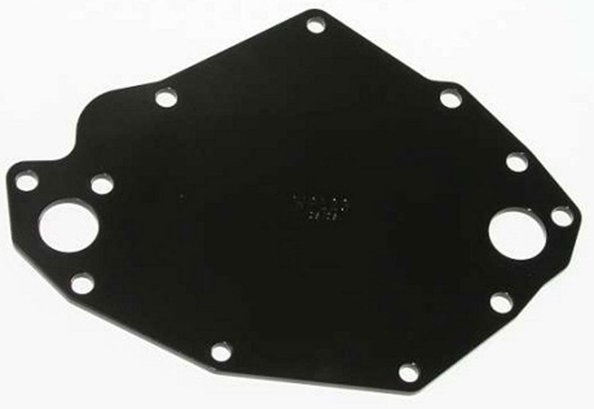 Ford Cleveland Backing Plate Black Finish mates to WP111 pump