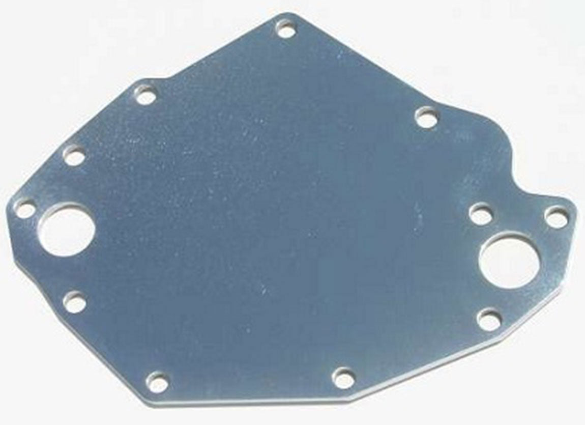 Ford Cleveland Backing Plate Polished Finish mates to WP111 pump