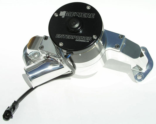 Electric Water Pump, Fits Big Block Chev, High Flow Style, Polished Finish 55GPM, Standard Motor