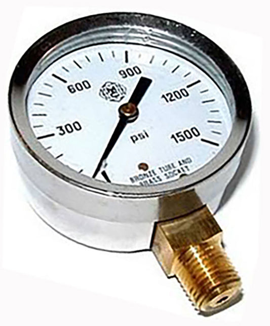 2-1/4" Racers Nitrous Pressure Gauge
0-1500 psi.