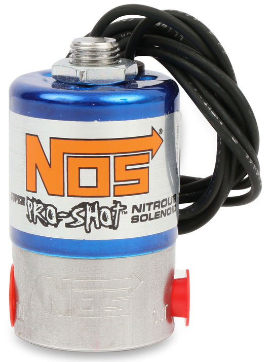 Pro-Shot Nitrous Solenoid
400 Horsepower. 1/4" NPT Inlet, 1/8" NPT Outlet