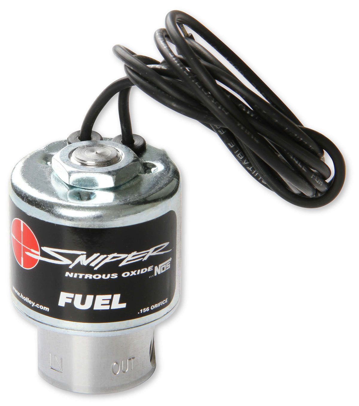 Sniper Fuel Solenoid
450 Horsepower. 1/8" NPT Inlet, 1/8" NPT Outlet