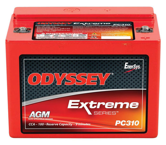 12V Extreme Series AGMBattery, 100 CCA
Size (LxWxH): 137mm x 86mm x 99mm