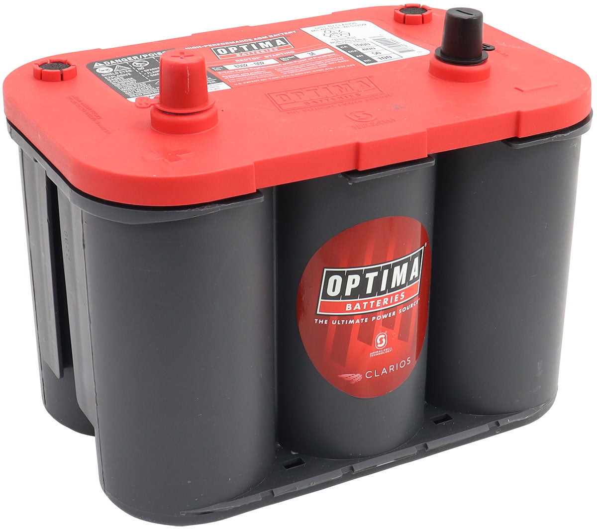 Optima 12V D34 REDTOP Starting Battery
800CCA. 254mm L x 171mm W x 199mm H