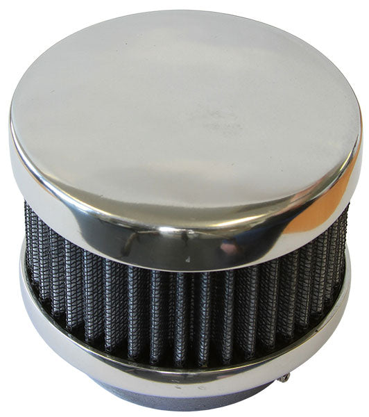 Polished Smooth Air Cleaner
4" O.D X 3-5/8" H Suit 2-5/8" Carburettor Neck