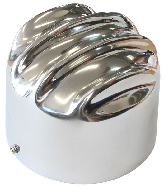 Polished Finned Aluminium Breather Cover  2-3/8" I.D