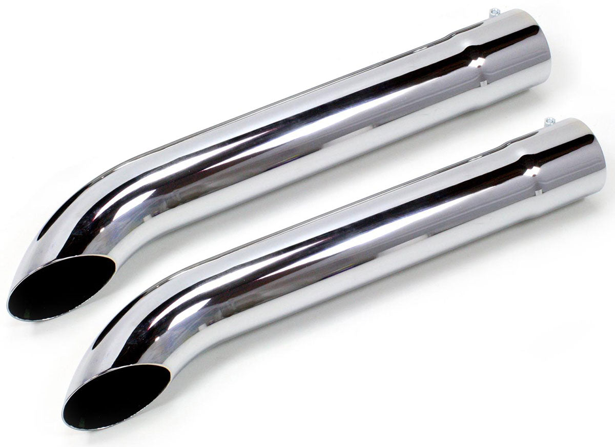 Chrome Side Tube Turnouts
With Mufflers, 3-1/2" I.D x 26" Length