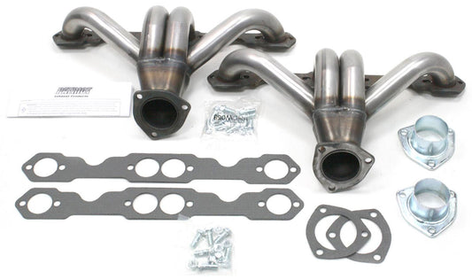 Raw Finish Tight Tuck Headers
Suit SB Chev 1-5/8" Primary Pipe With 2-1/2" Collector, Round Port