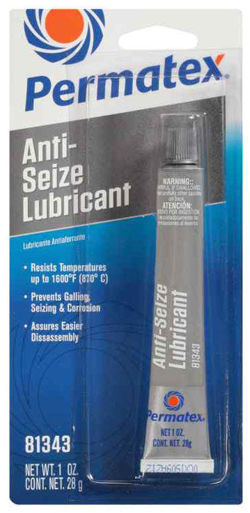 Anti-Seize Lubricant
1oz / 28g Tube