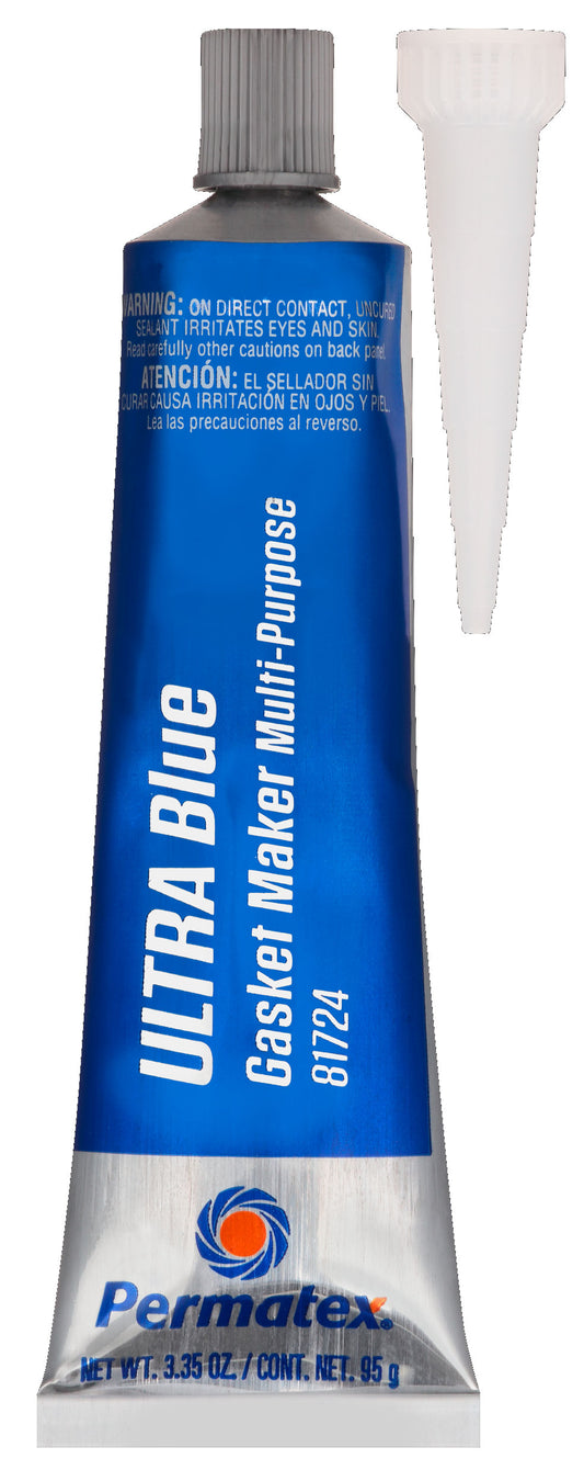 Ultra Blue Silicone Gasket Maker
3oz / 95g Tube