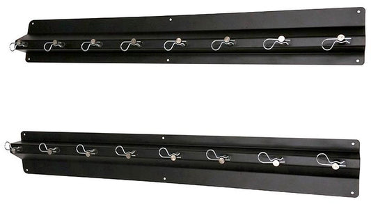 Aluminium Shock Rack Black 33"L x 3"W x 4.675"H