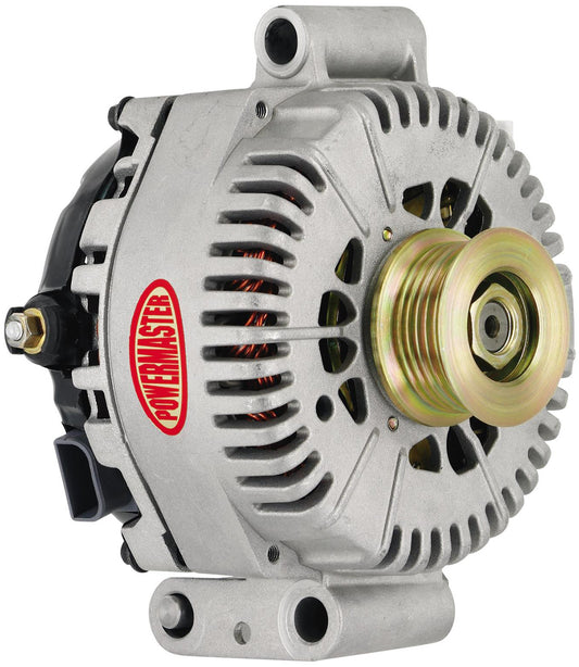 Natural Finish Ford 4G Transverse Mount Alternator
200 AMP, Internal Reg, 6 Groove Serpentine