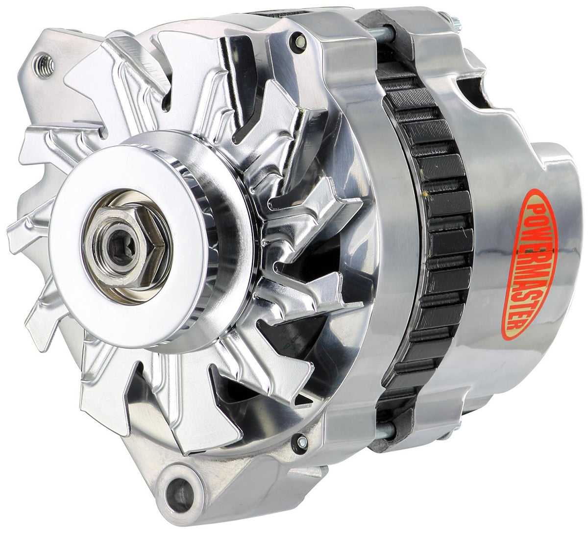 Polished GM/Chevy Alternator
140 AMP, 1 Wire, Internal Regulator, Single V Groove