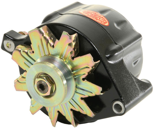 Black Smooth Finish Ford Alternator
150 AMP, 1 Wire, Internal Regulator, Single V Groove Pulley