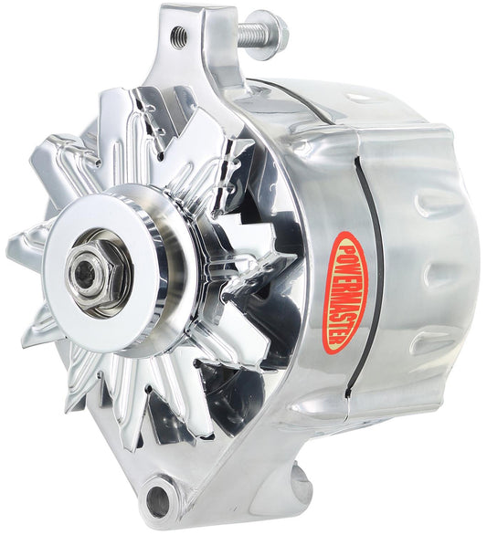 Polished Smooth Ford Alternator 150 AMP, 1 Wire, Internal Regulator, Single V Groove Pulley