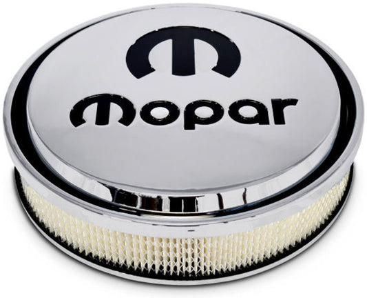 Slant Edge MOPAR Air Filter Assembly
Polished Finish with Black Emblem