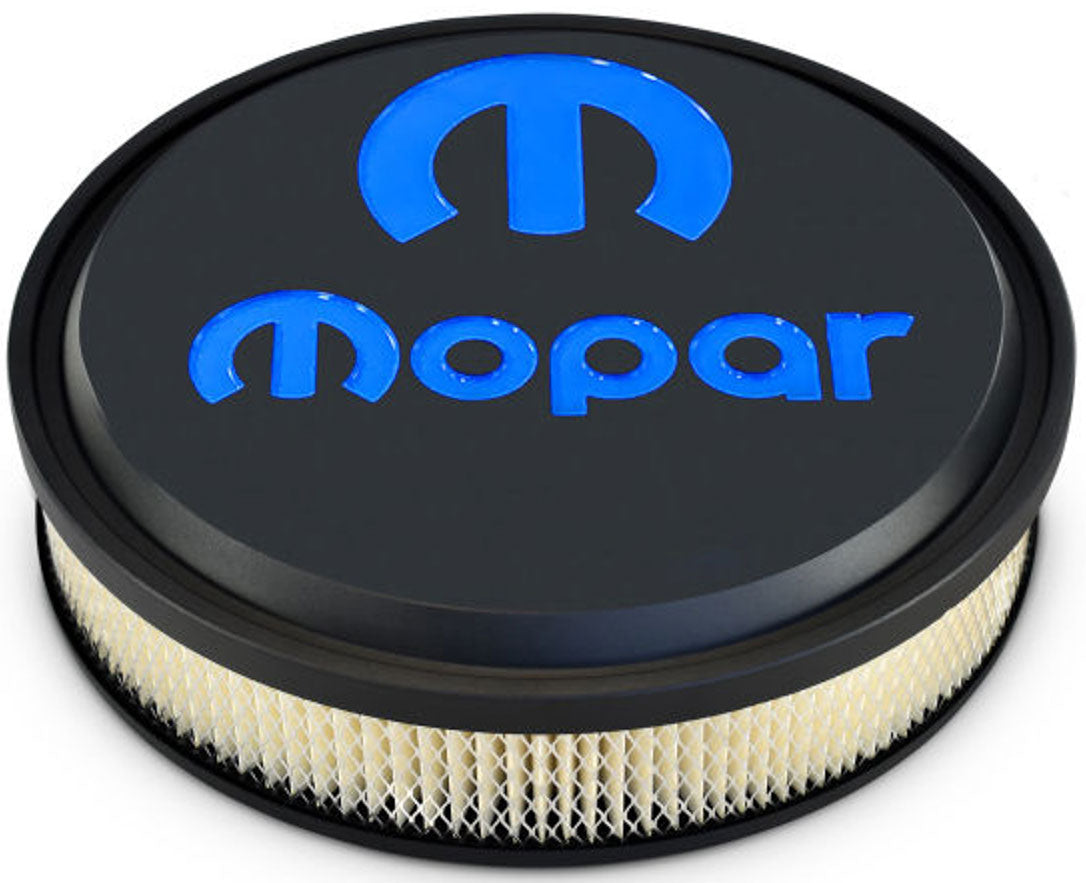 Slant Edge MOPAR Air Filter Assembly
Black Crinkle Finish with BlueEmblem