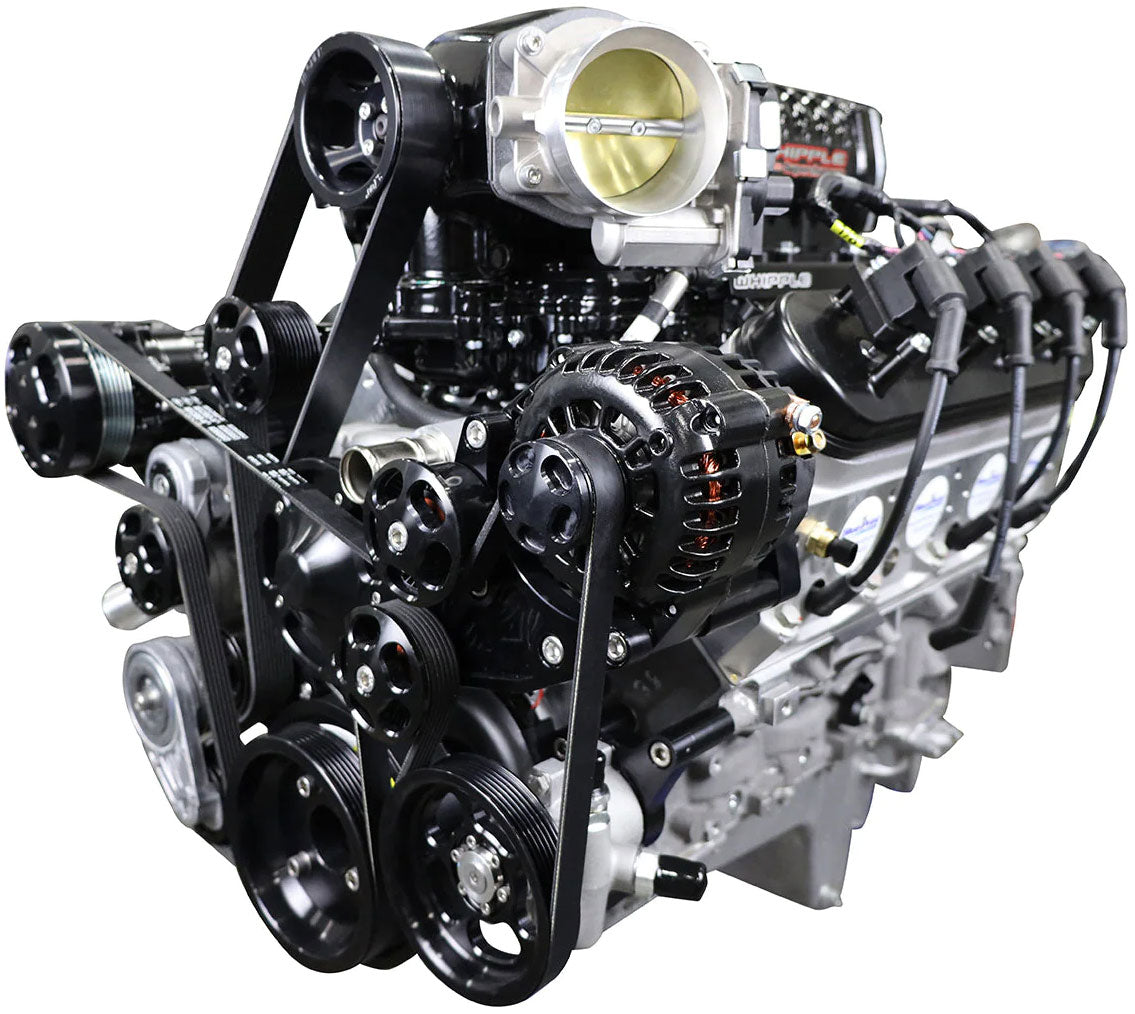 Pro Series GM LS 376ciSupercharged Crate Engine
700 Horsepower, 640 Ft. lbs Torque, Deluxe Dressed