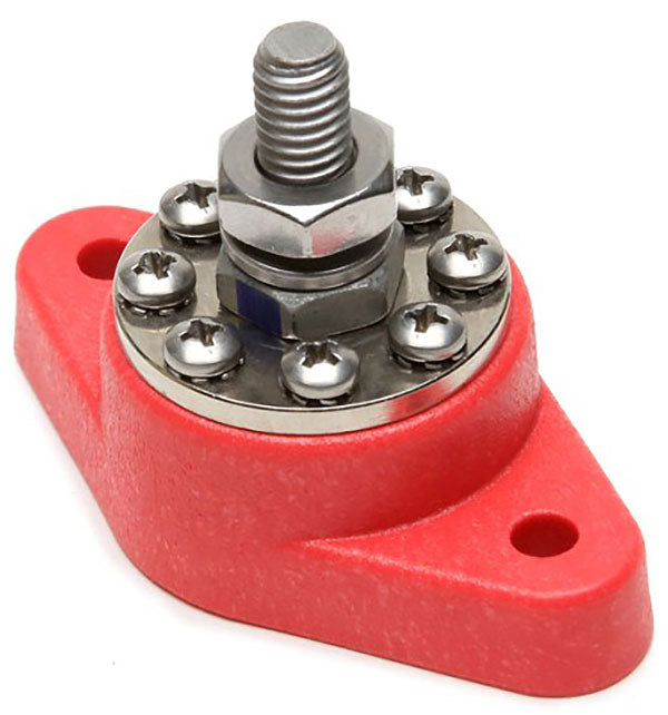 8-Point Distributor Block, Red