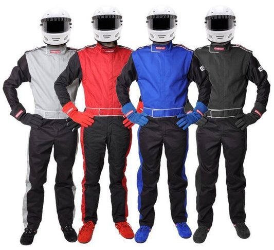 Sportsman Deluxe One Piece Black Racing Suit (Large)
SFI-5 Two Layer Nomex