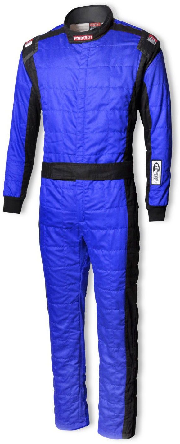 Sportsman Deluxe One Piece 2-Layer SFI 3.2A/5 Race Suit, Blue
X-Large