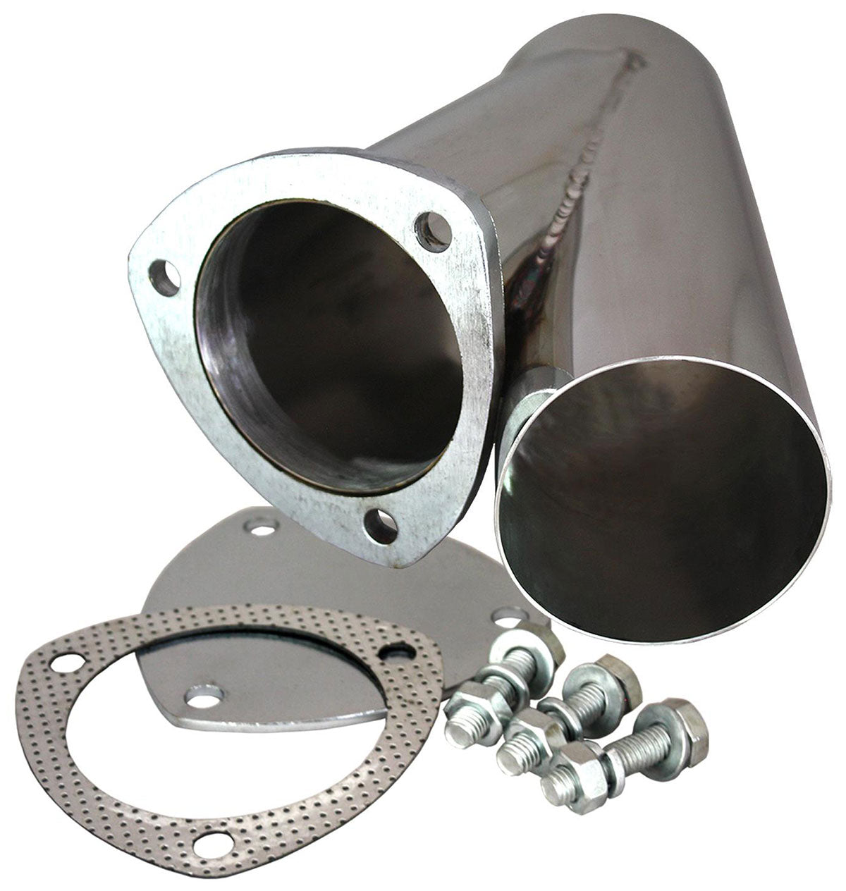 3-1/2" Stainless Steel Y-Branch Cutout
with Flange