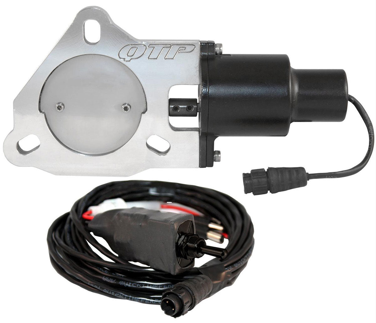 3" Single Electric Exhaust Cutout Kit
Includes Electric Valve, Toggle Switch & Wiring