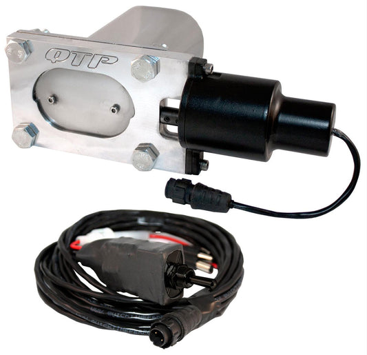 3" Single Oval Electric Exhaust Cutout Kit
Includes Electric Valve, Toggle Switch & Wiring