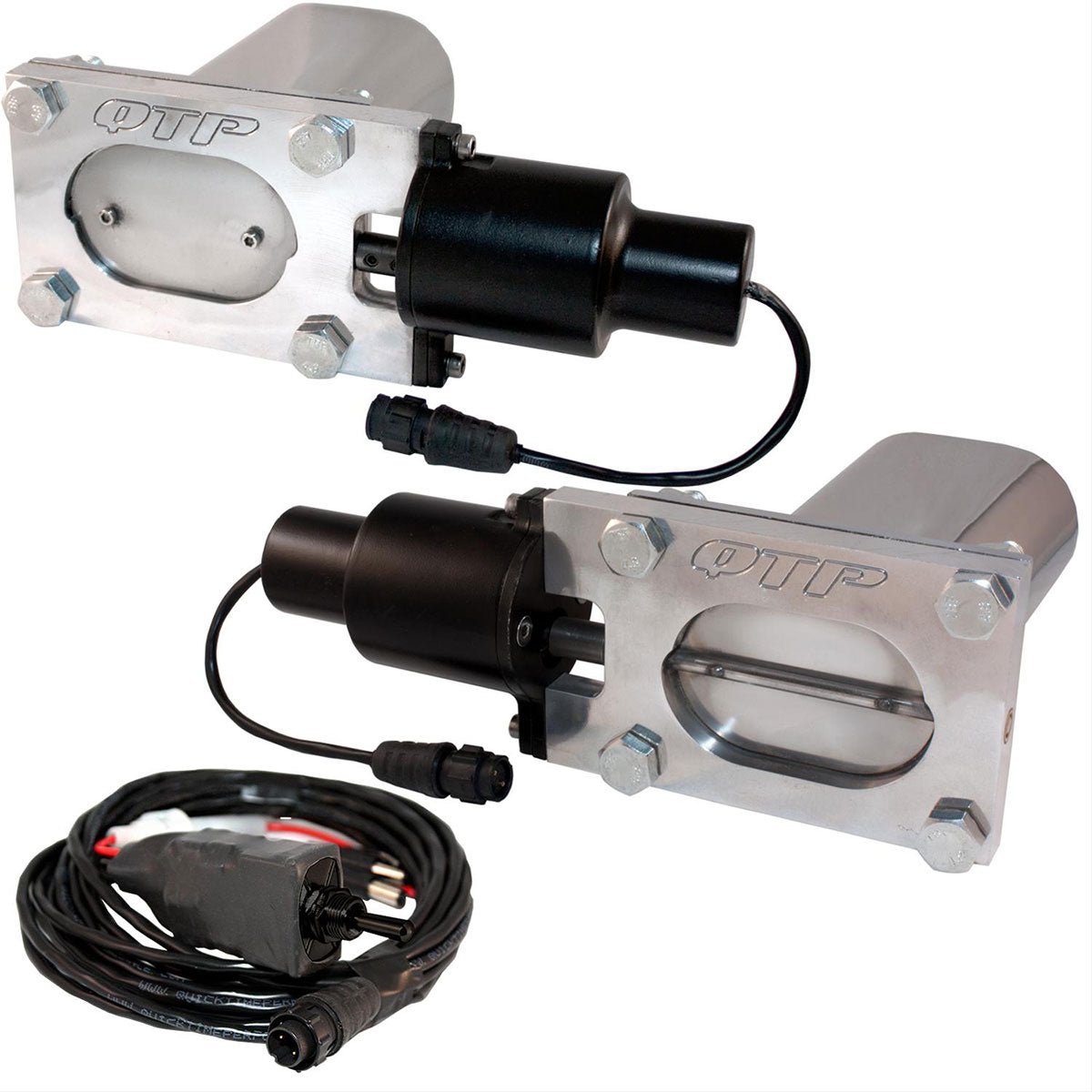 3" Dual Oval Electric Exhaust Cutout Kit
Includes Electric Valve, Toggle Switch & Wiring