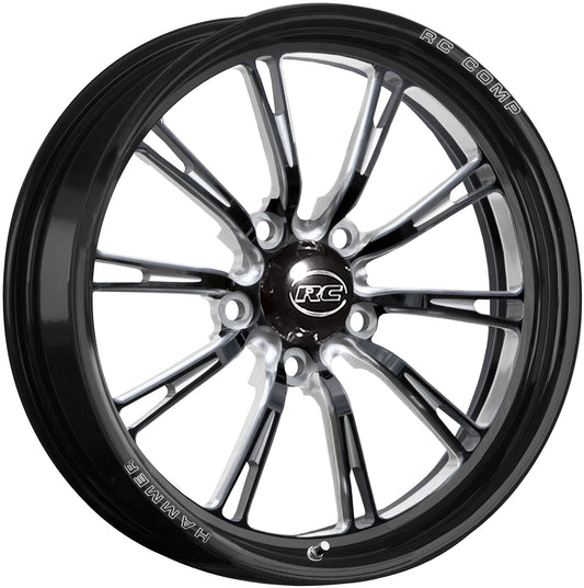 Hammer-S 17" x 6" Front Wheel, Black with Eclipse Finish
5 x 4.50" Bolt Circle with 3.75" Backspace