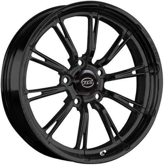 Hammer 15" x 3.5" Front Wheel, Black
5 x 120mm Bolt Circle with 2.25" Backspace