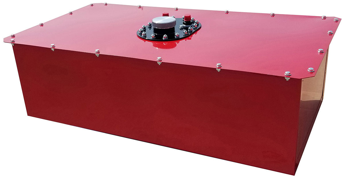 22 Gallon (83L) Steel Circle Track Fuel Cell
Size: 18.5" L x 26" W x 11.5" H