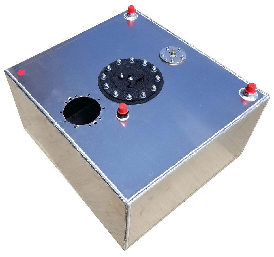 10 Gallon (38L) Aluminium Fuel Cell - Silver
With 0-90 ohm Sender, 17" x 17" x 9"