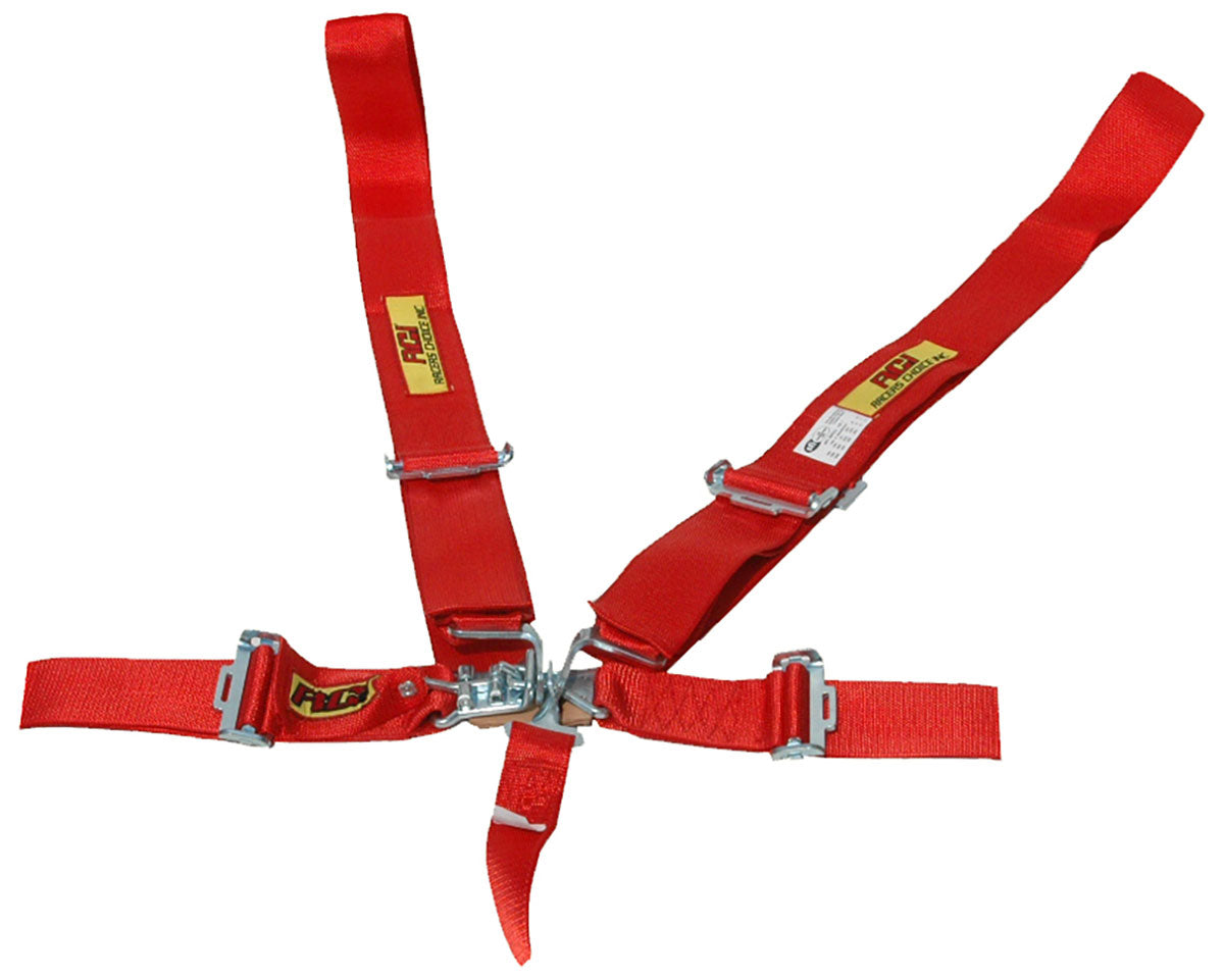 5 Point 3" Latch Type Racing Harness - Red
Pull Down Type. SFI 16.1 Rated