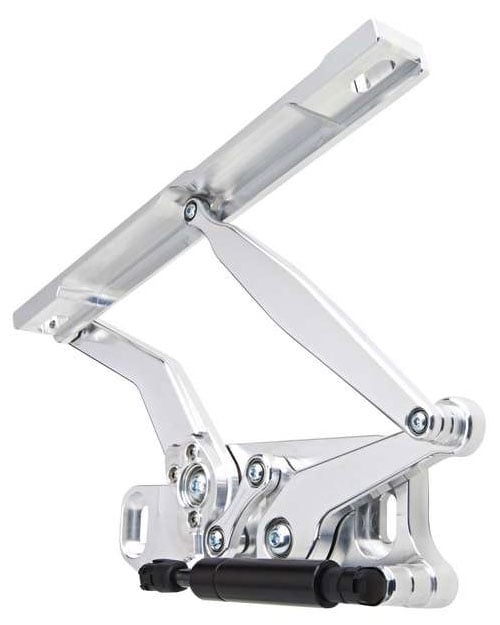 Billet Bonnet Hinge Kit - Natural Finish
Suit 1967-1969 Camaro, Solid Frame For Steel Bonnet