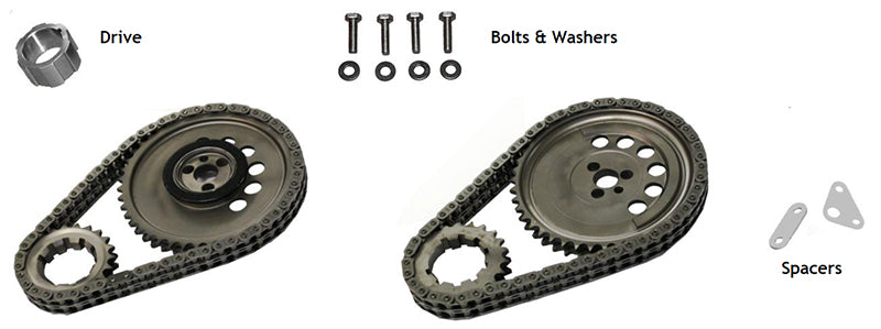 Double Row Nitrided Timing Chain Set with Torrington Bearing
Suit GM LS2, One Trigger Sensor, STD Deck