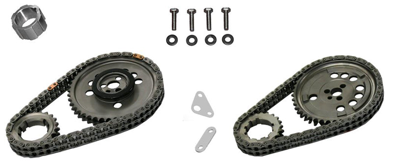 Double Row Nitrided Timing Chain Set with Torrington Bearing
Suit GM LS7, 3-Bolt Cam, Suit RHS Block with .388" Raised Cam