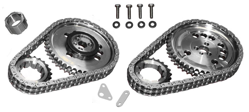 Double Row Timing Chain Set with Torrington Bearing
Suit GM LS7, 3-Bolt Cam, Multi Trigger Sensor