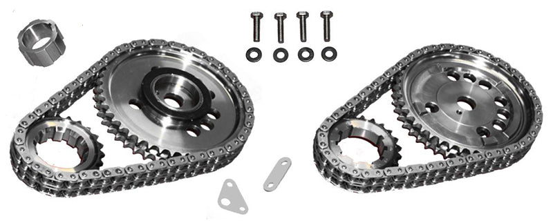 Double Row Timing Chain Set with Torrington Bearing
Suit GM L98, Single Bolt Cam, Multi Trigger Sensor