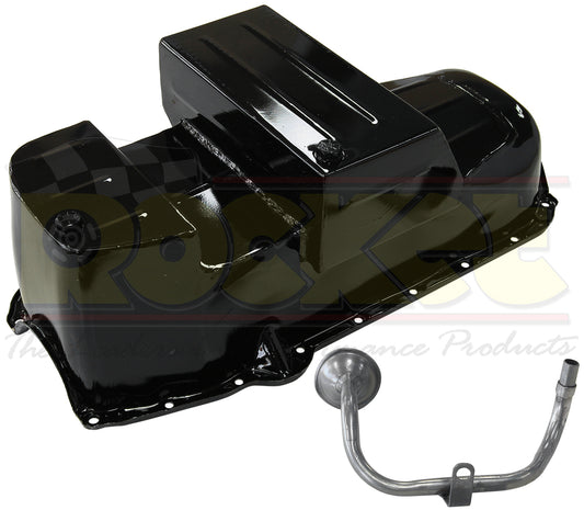 Super Pan Oil Pan
Suit HK-HT-HG With SB Chev 1 Piece Main Seal, R/H Dipstick, includes Pick-Up RP2203-PU-1PC