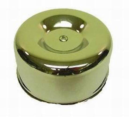 Chrome Steel Air Cleaner with Paper Element & Raised Base 4" x 2-7/8"
Fits 1bbl or 2bbl with 2-5/8" Neck, Plain