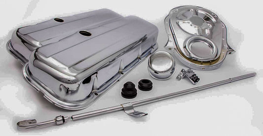 Engine Dress Up Kit (Chrome) with Short Valve Covers
Suit B/B Chev