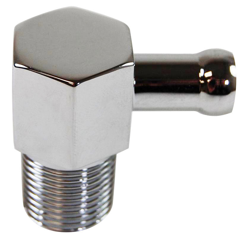 Aluminium Chrome 90 Degree Fitting
3/8" NPT x 3/8"