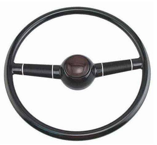 1940 Ford Replica Steering Wheel
15" Diameter, Plain With No Logo, Bolt To 1967-94 GM Column