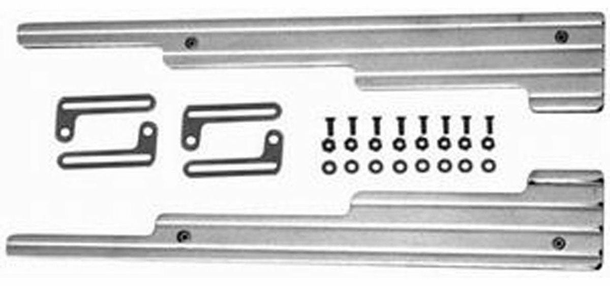 Universal Aluminium Liner Wire Loom Set, Chrome Ball Milled Style
Fits Spark Plug Wire up to 9.5mm in Diameter, Mounting Hardware Included, Sold In Pairs