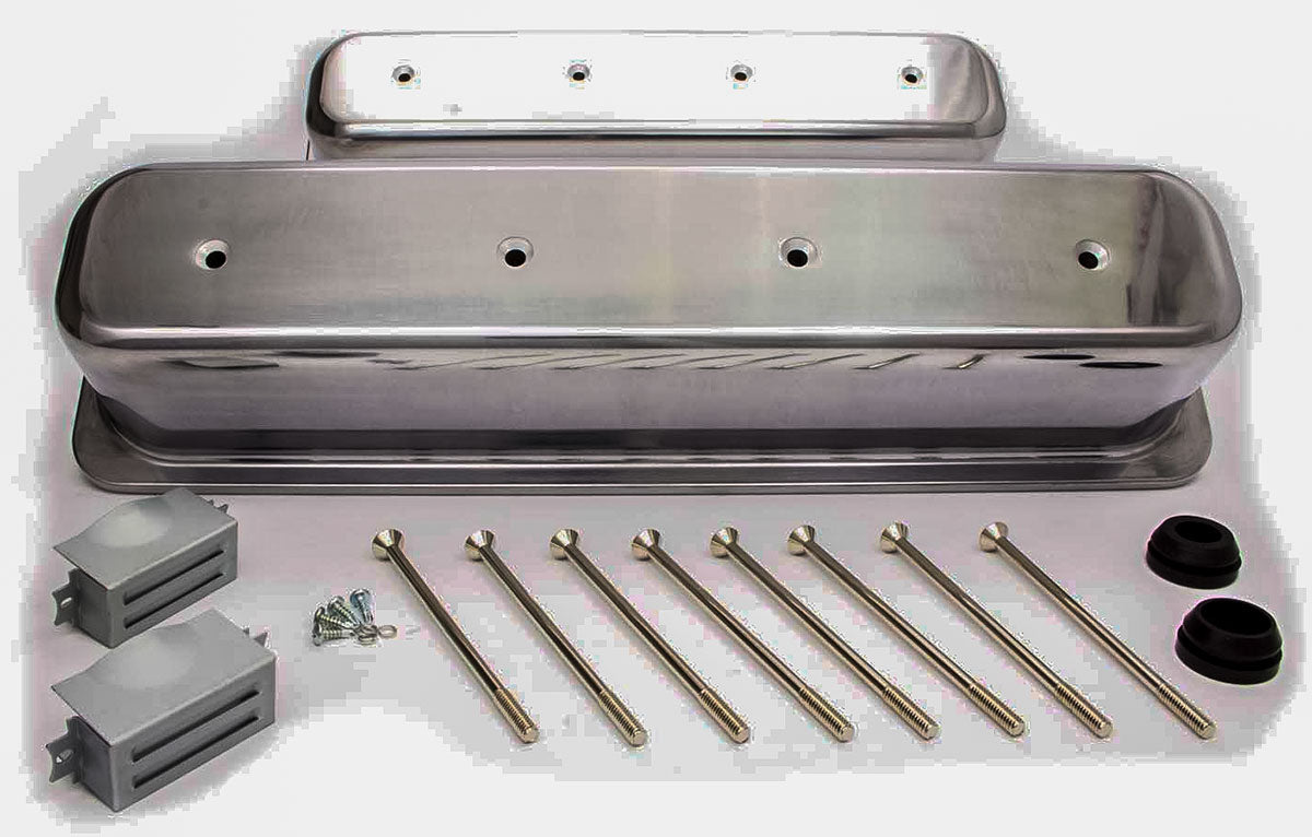 Aluminium Center Bolt Valve Covers Tall Profile (Polished)
Small Block Chev (1987-97)