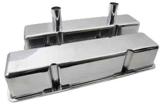 Aluminum Circle Track Baffled Valve Covers - Polished
Suit SBChev, Tall Profile