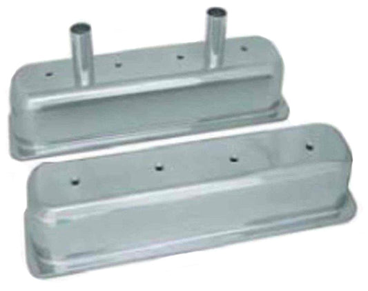 Aluminium Circle Track Baffled Valve Covers - Raw
Suit SB Chev 1986-On With Center Bolt Cover