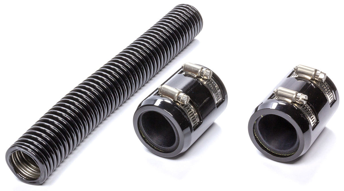 Stainless Steel Radiator Hose Kit, Black  1-3/4" x 36" Length